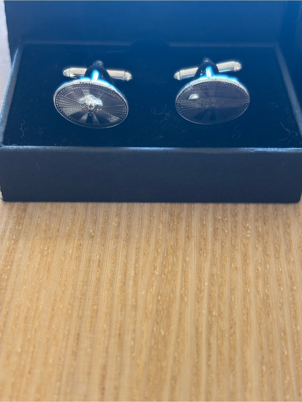 BANANA REPUBLIC silver cufflinks